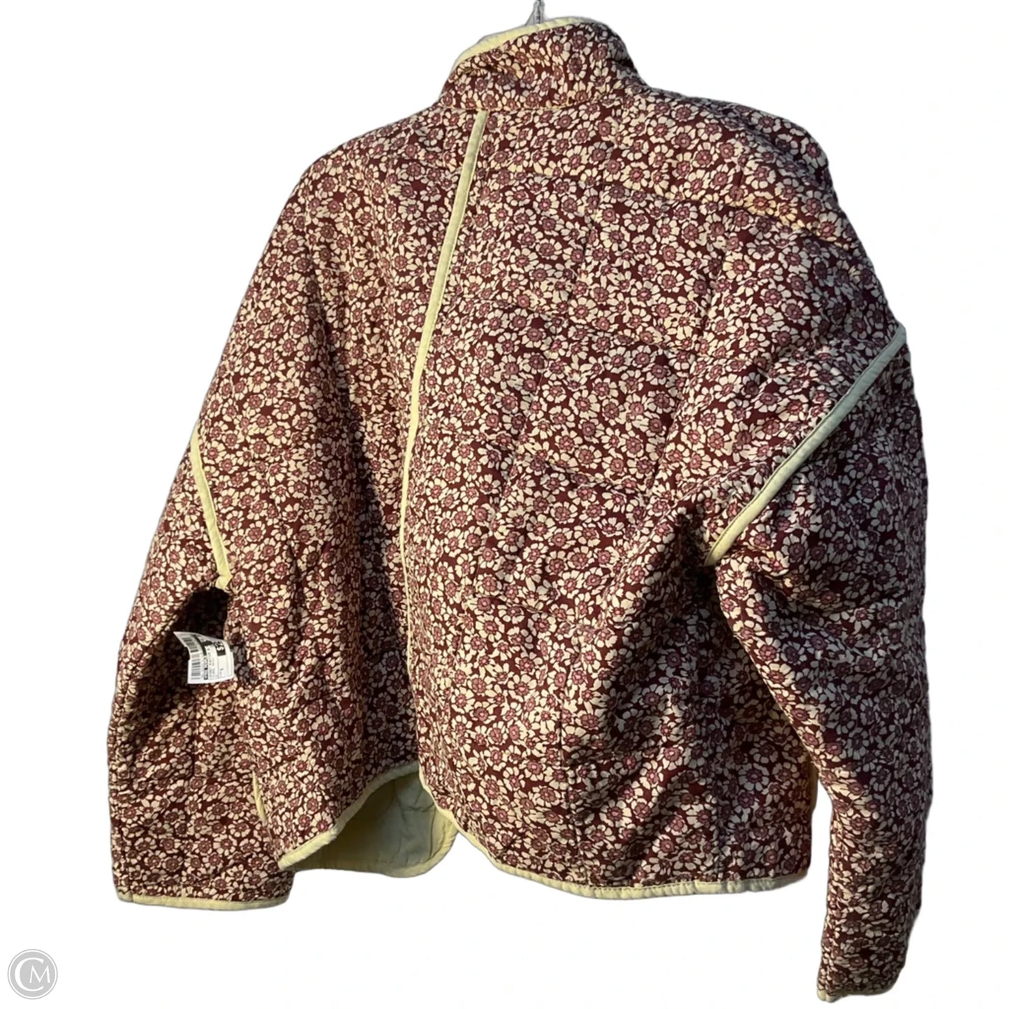 Jacket Puffer & Quilted By Free People In Floral Print, Size: S