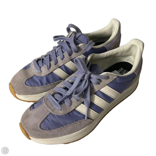 Shoes Sneakers By Adidas In Blue & Grey, Size: 8