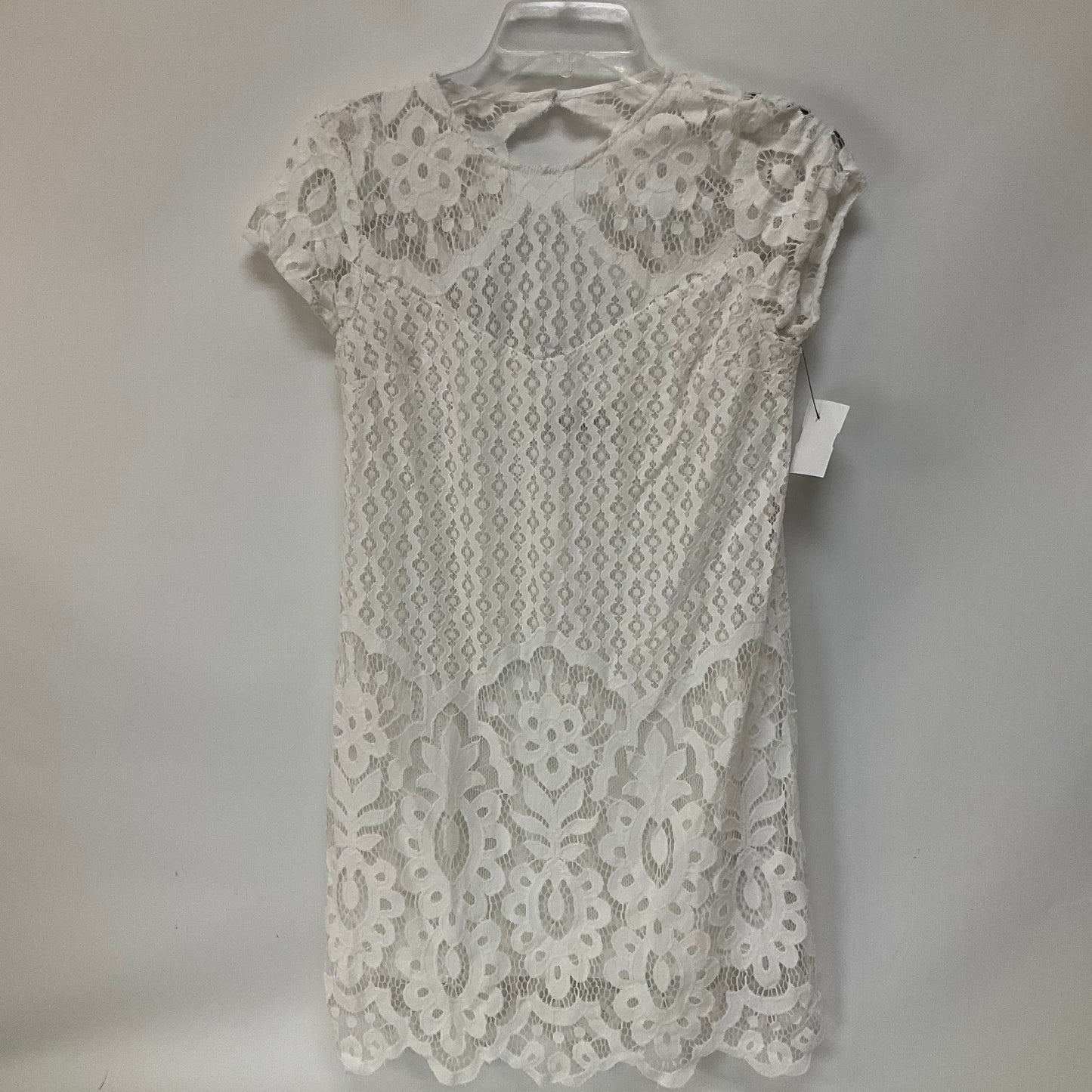 White Dress Casual Short Abercrombie And Fitch, Size Xs