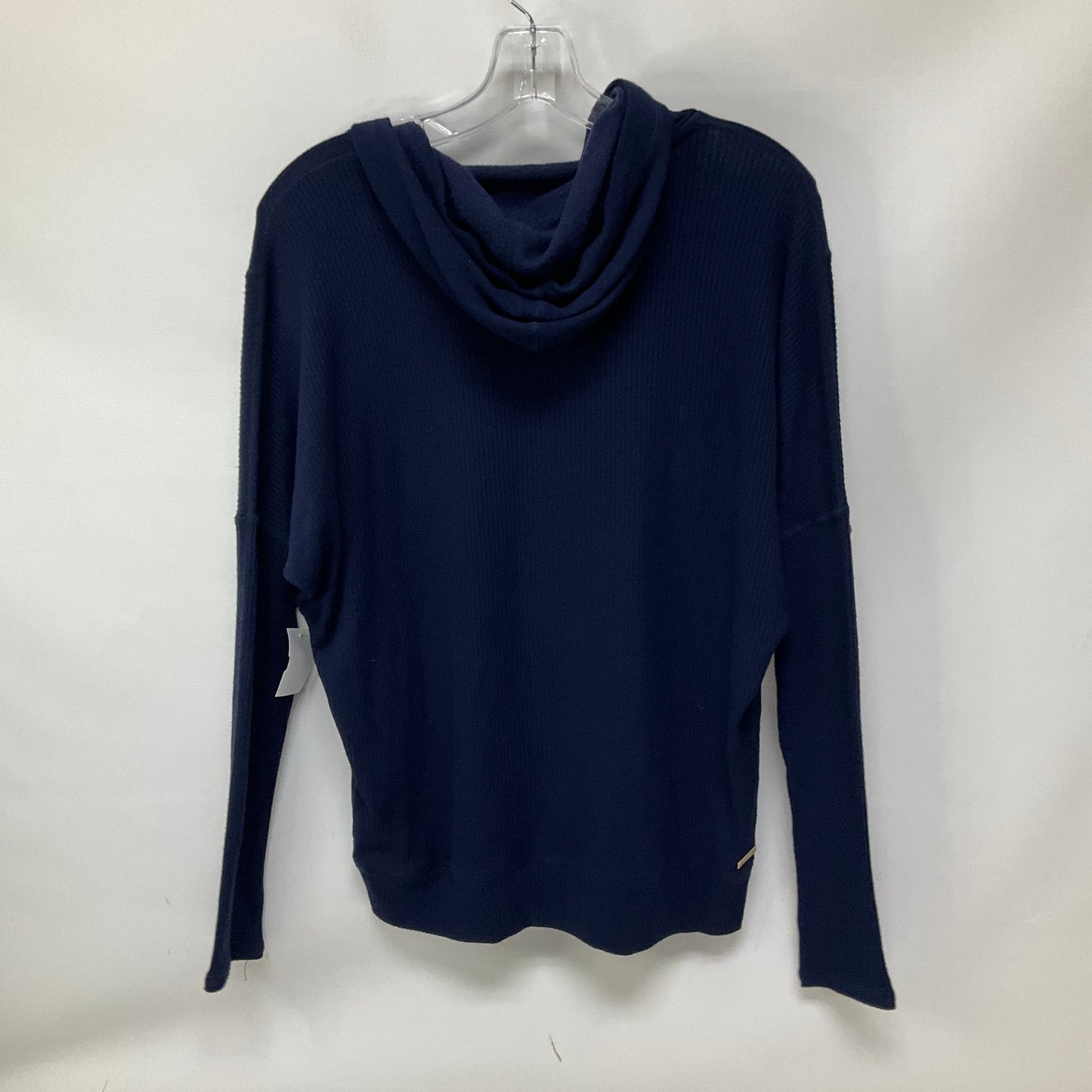 Athletic Top Long Sleeve Hoodie By Cma In Navy, Size: M