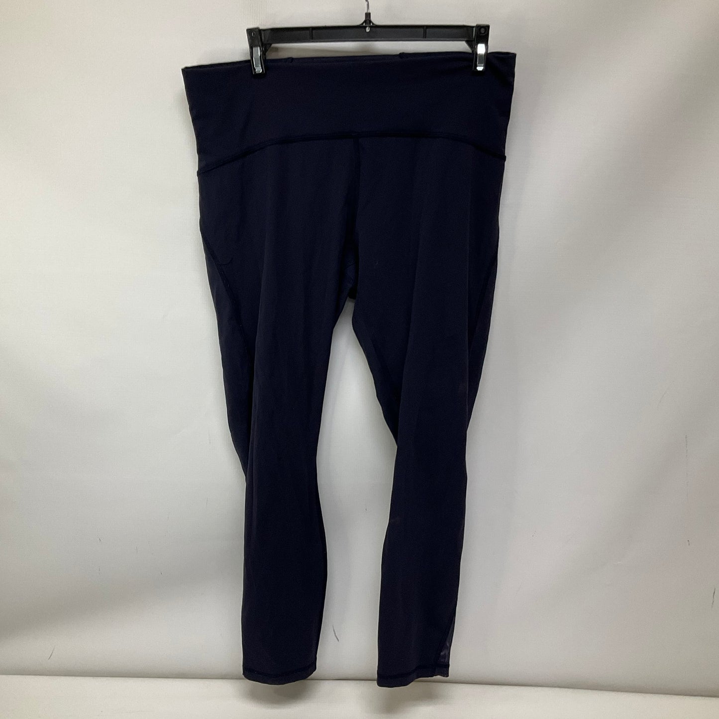 Athletic Leggings Capris By Lululemon In Navy, Size: 12