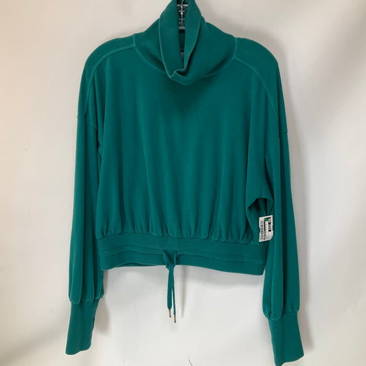 Athletic Top Long Sleeve Collar By Sweaty Betty In Green, Size: M