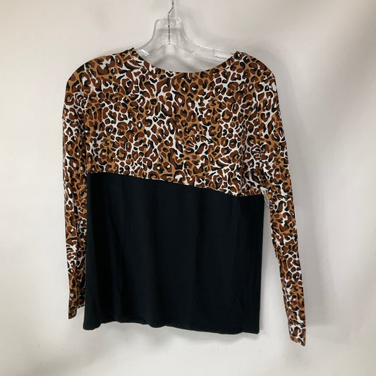 Athletic Top Long Sleeve Crewneck By Lilly Pulitzer In Animal Print, Size: Xxs