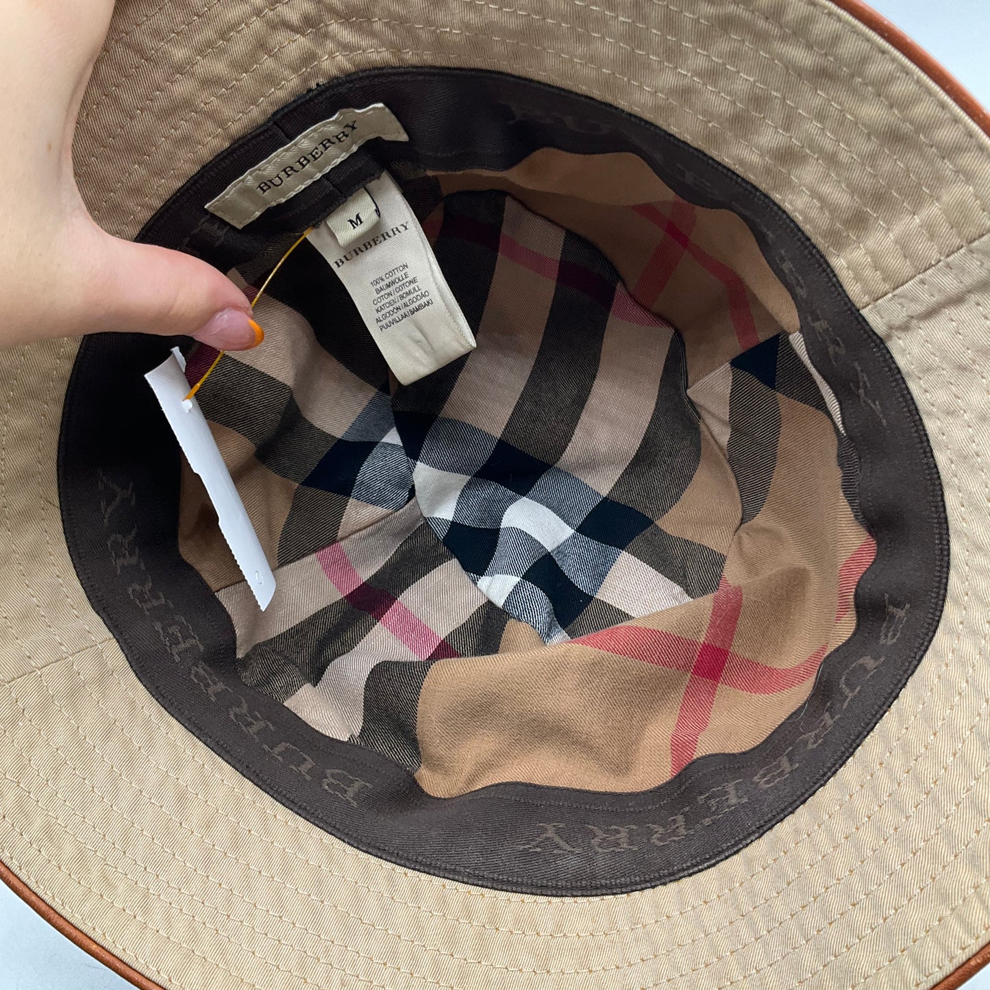 Hat Luxury Designer By Burberry