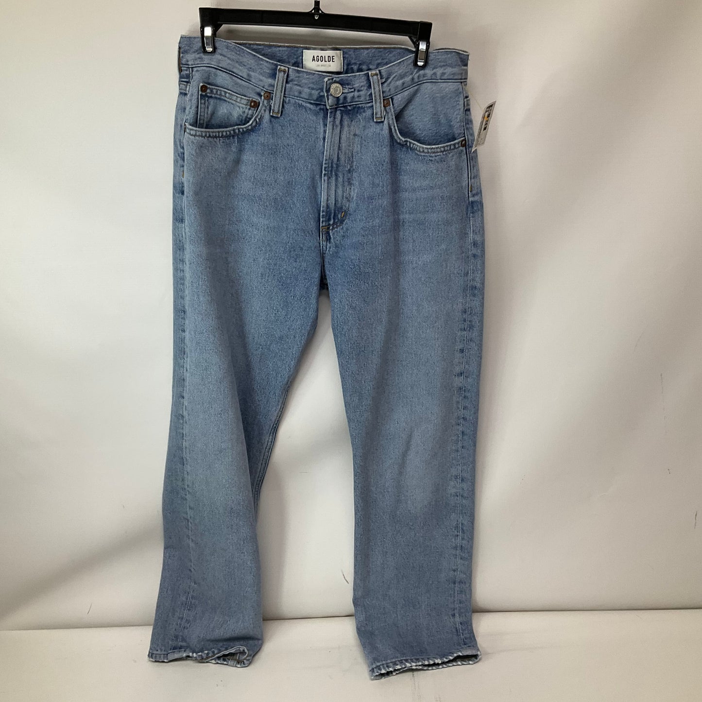 Jeans Boyfriend By Agolde In Blue Denim, Size: 4