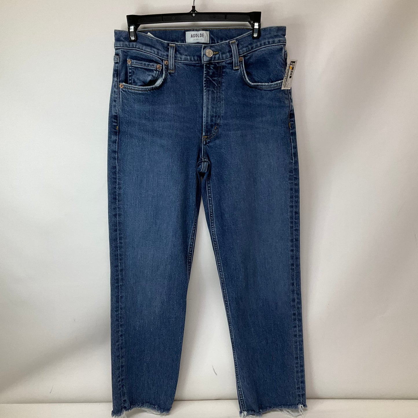 Jeans Boyfriend By Agolde In Blue Denim, Size: 2