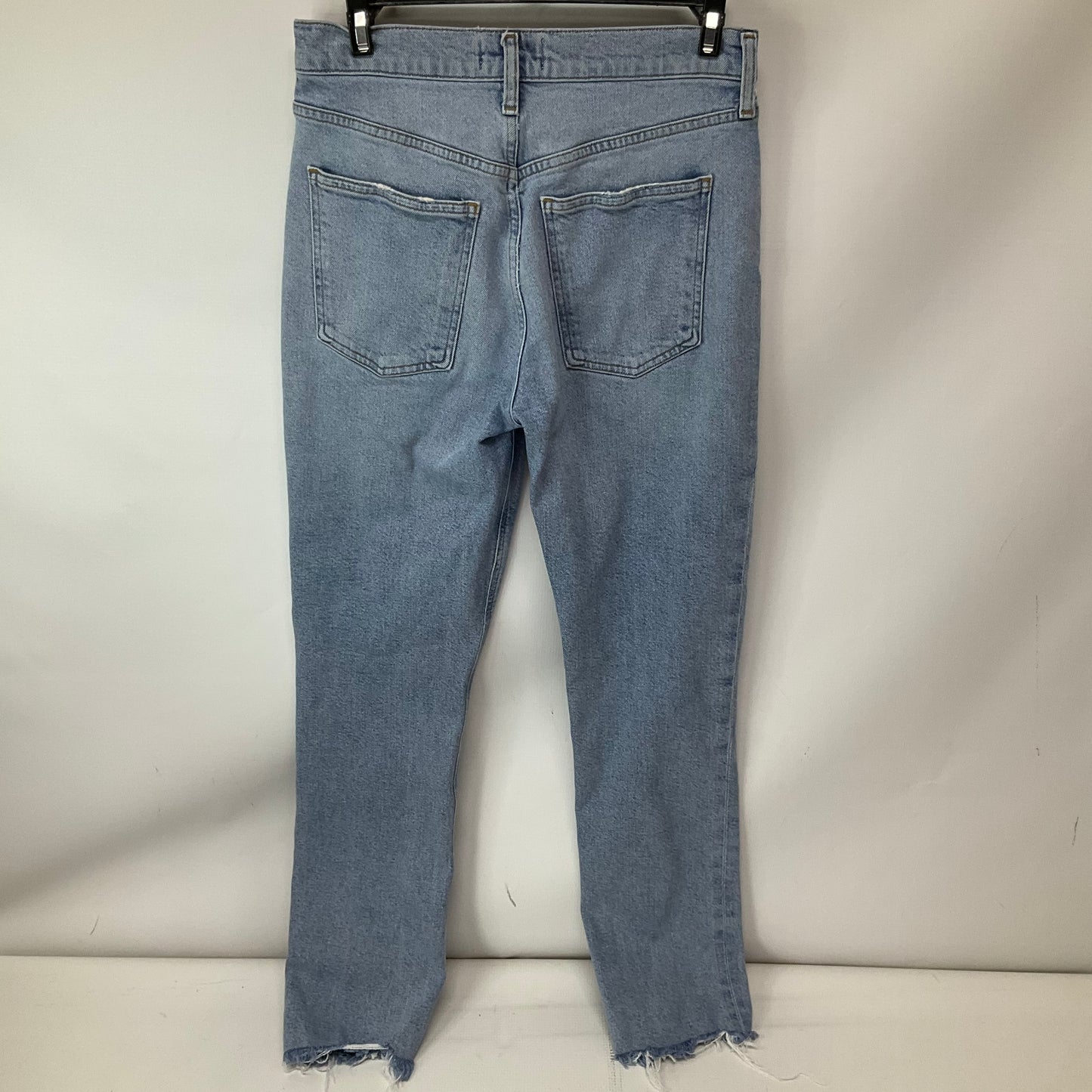 Jeans Straight By Agolde In Blue Denim, Size: 2