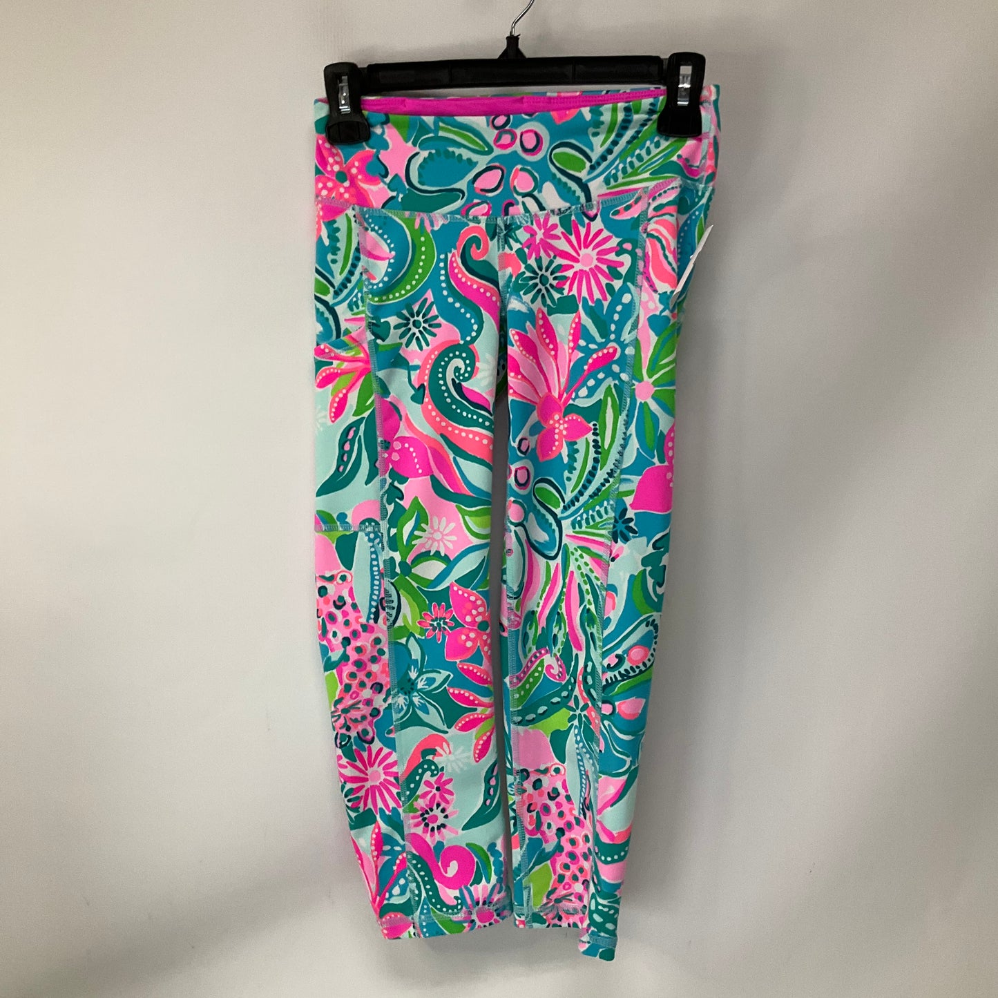 Athletic Leggings Capris By Lilly Pulitzer In Multi-colored, Size: Xs