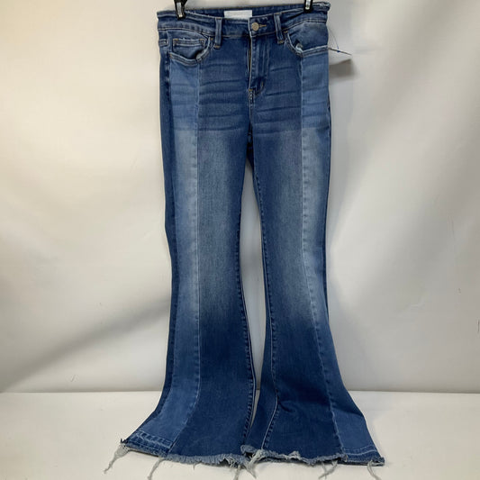 Jeans Flared By Vervet In Blue Denim, Size: 6