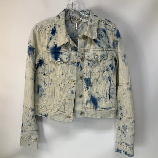 Jacket Denim By Free People In Blue Denim, Size: S