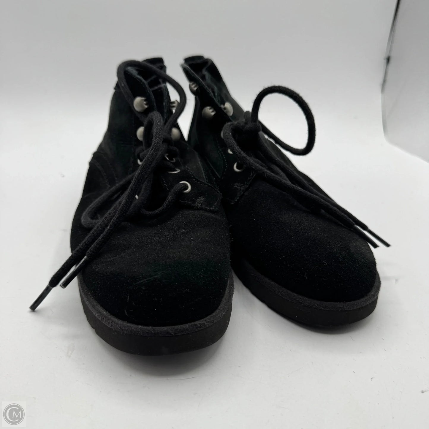 Boots Ankle Flats By Ugg In Black, Size: 7