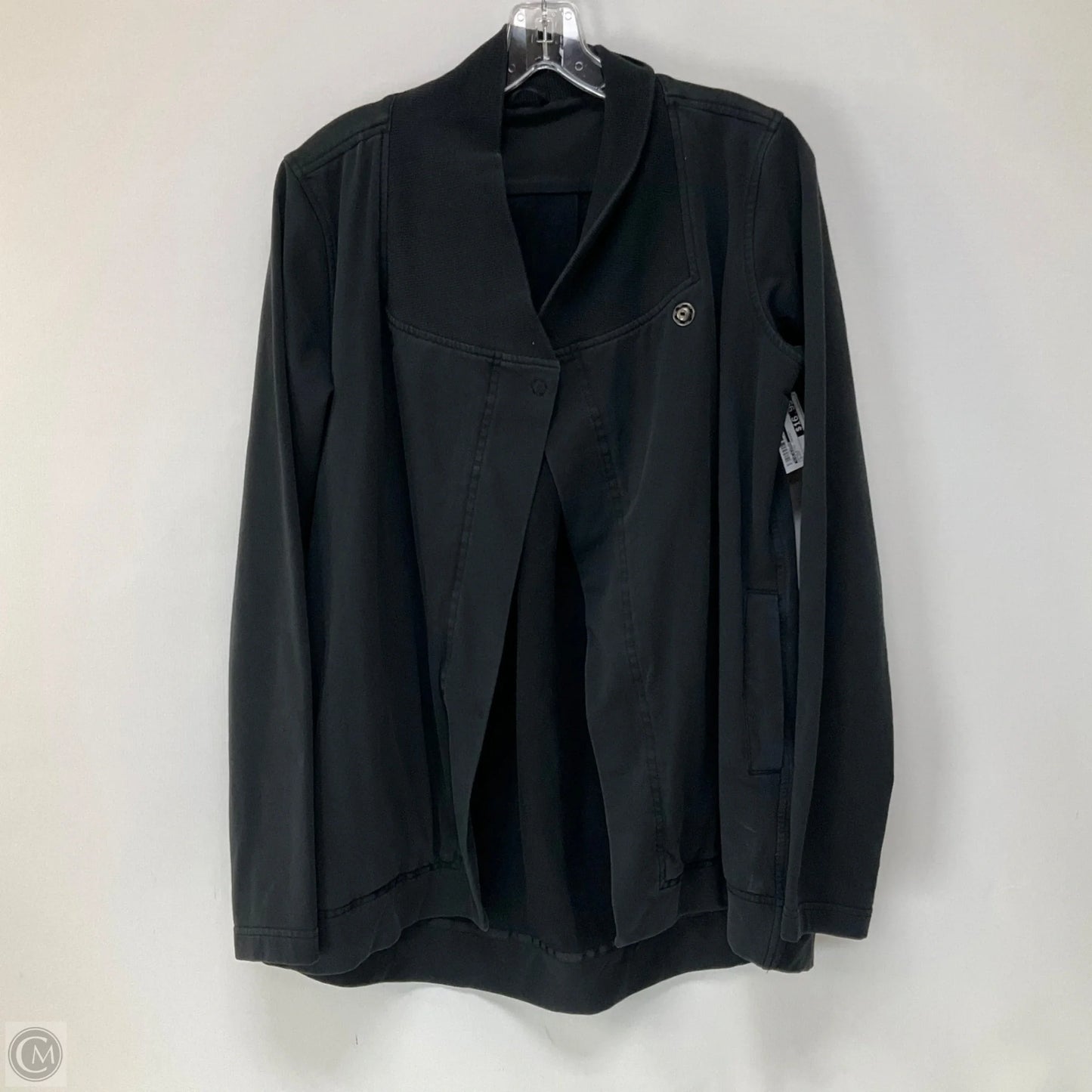 Athletic Jacket By Lululemon In Black, Size: 6