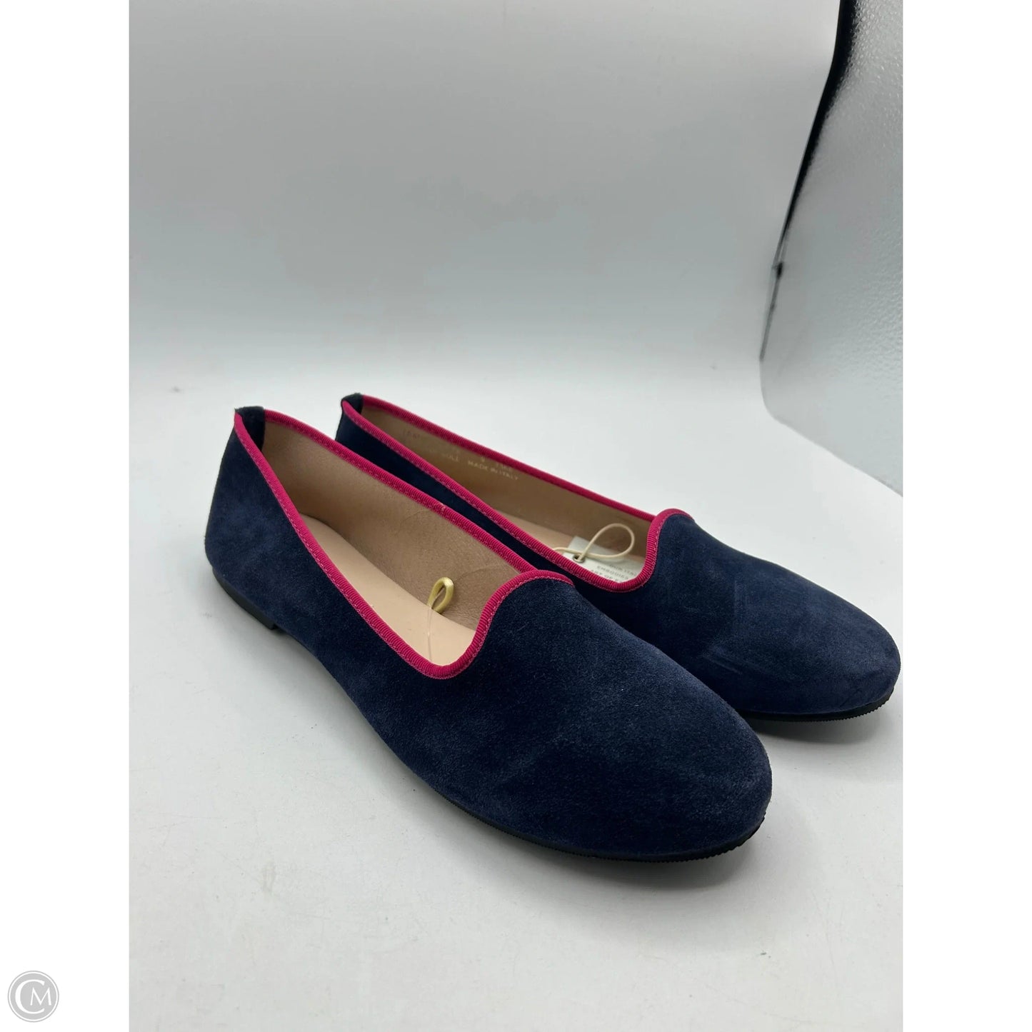 Shoes Flats By Cmc In Blue & Pink, Size: 9