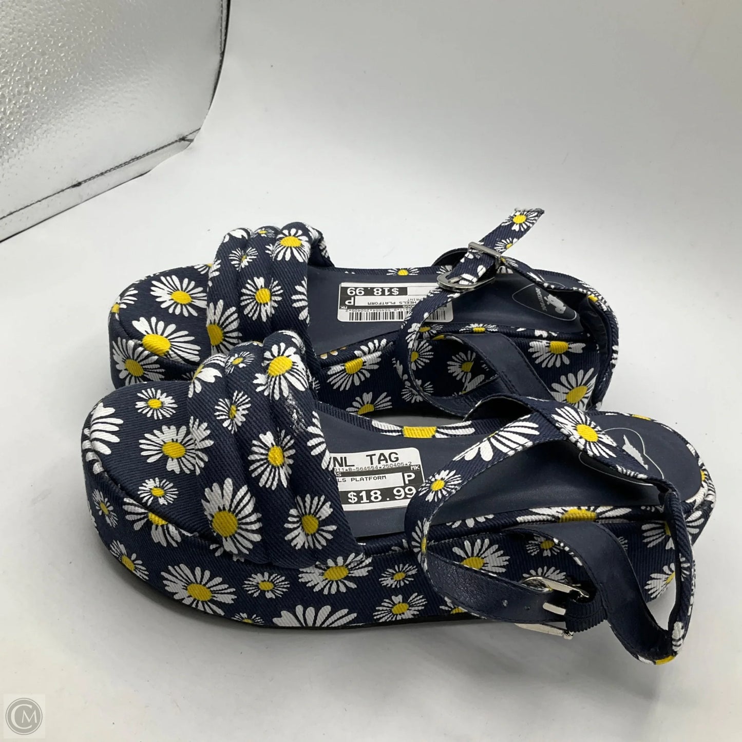 Sandals Heels Platform By Rocket Dogs In Floral Print, Size: 7