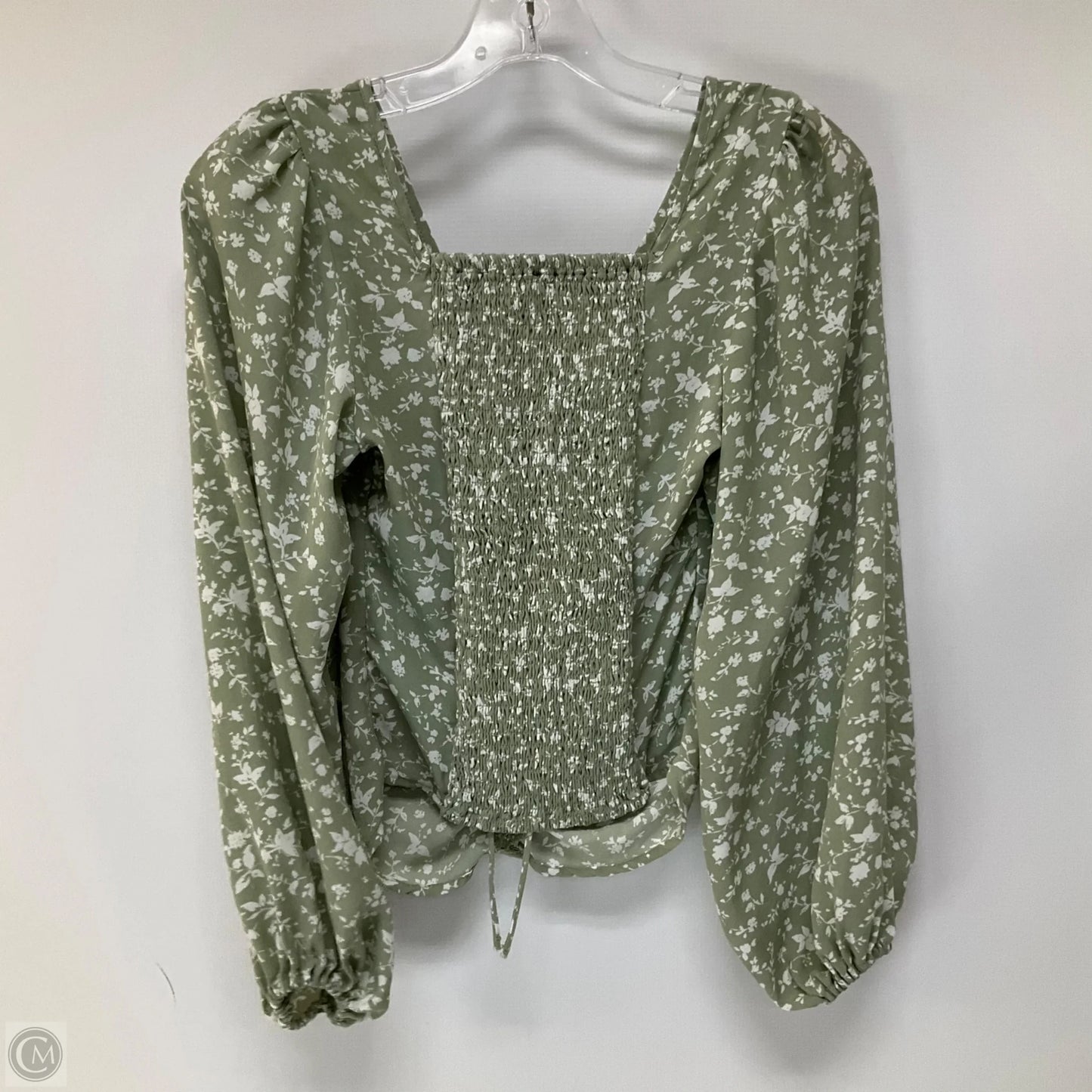 Top Long Sleeve By Abercrombie And Fitch In Green, Size: Xs