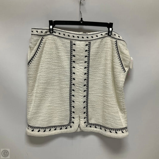 Skirt Mini & Short By Dolan Left Coast In White, Size: L