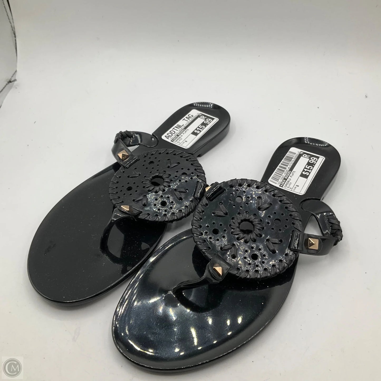 Sandals Flats By Jack Rogers In Black, Size: 8