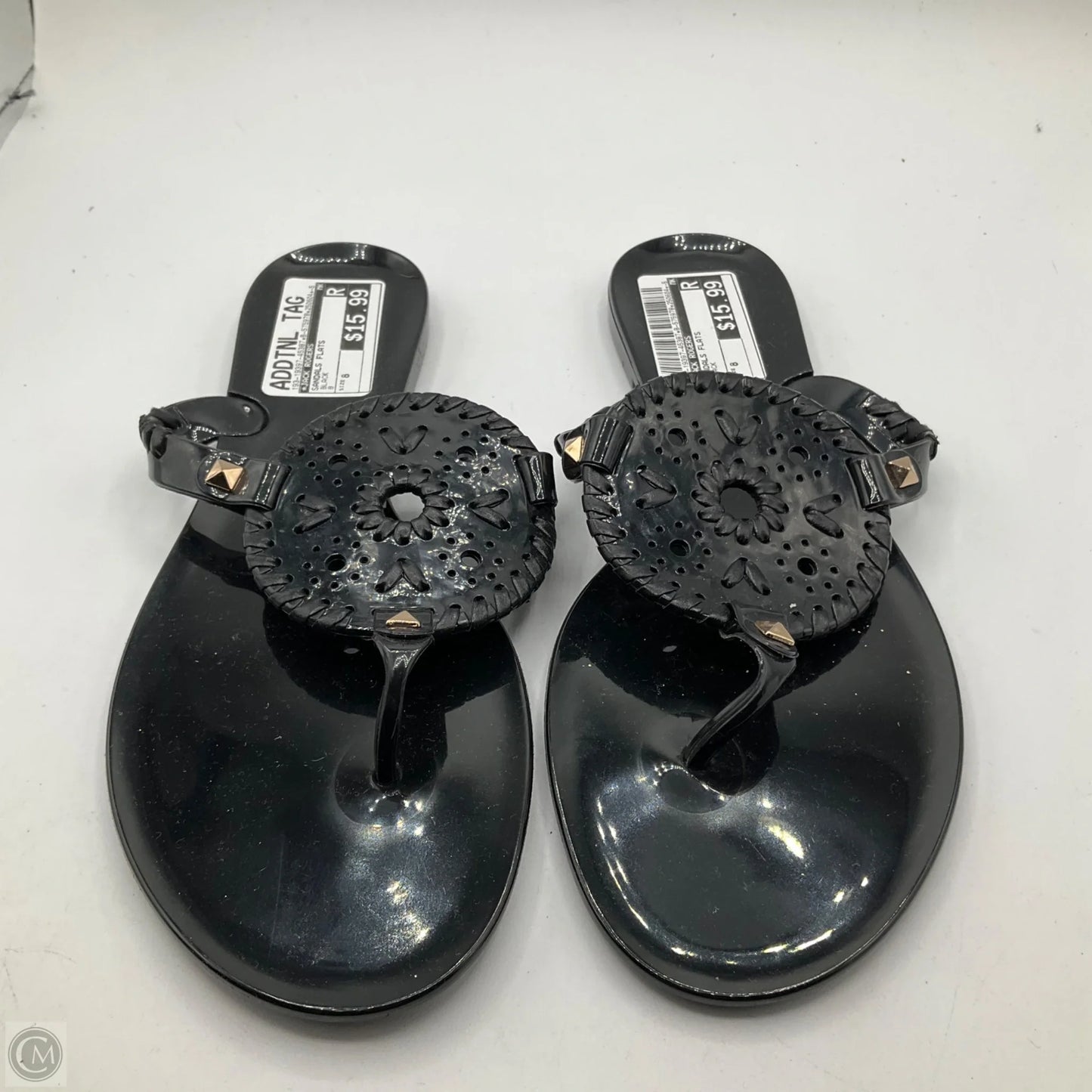 Sandals Flats By Jack Rogers In Black, Size: 8