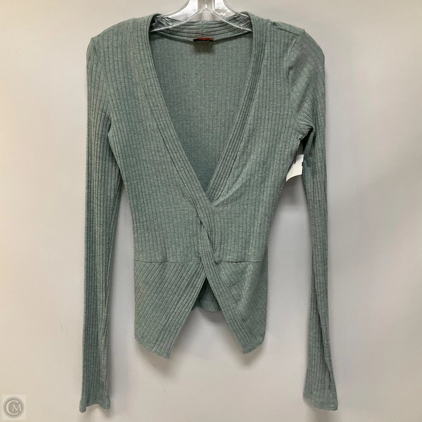 Top Long Sleeve By Cma In Green, Size: L