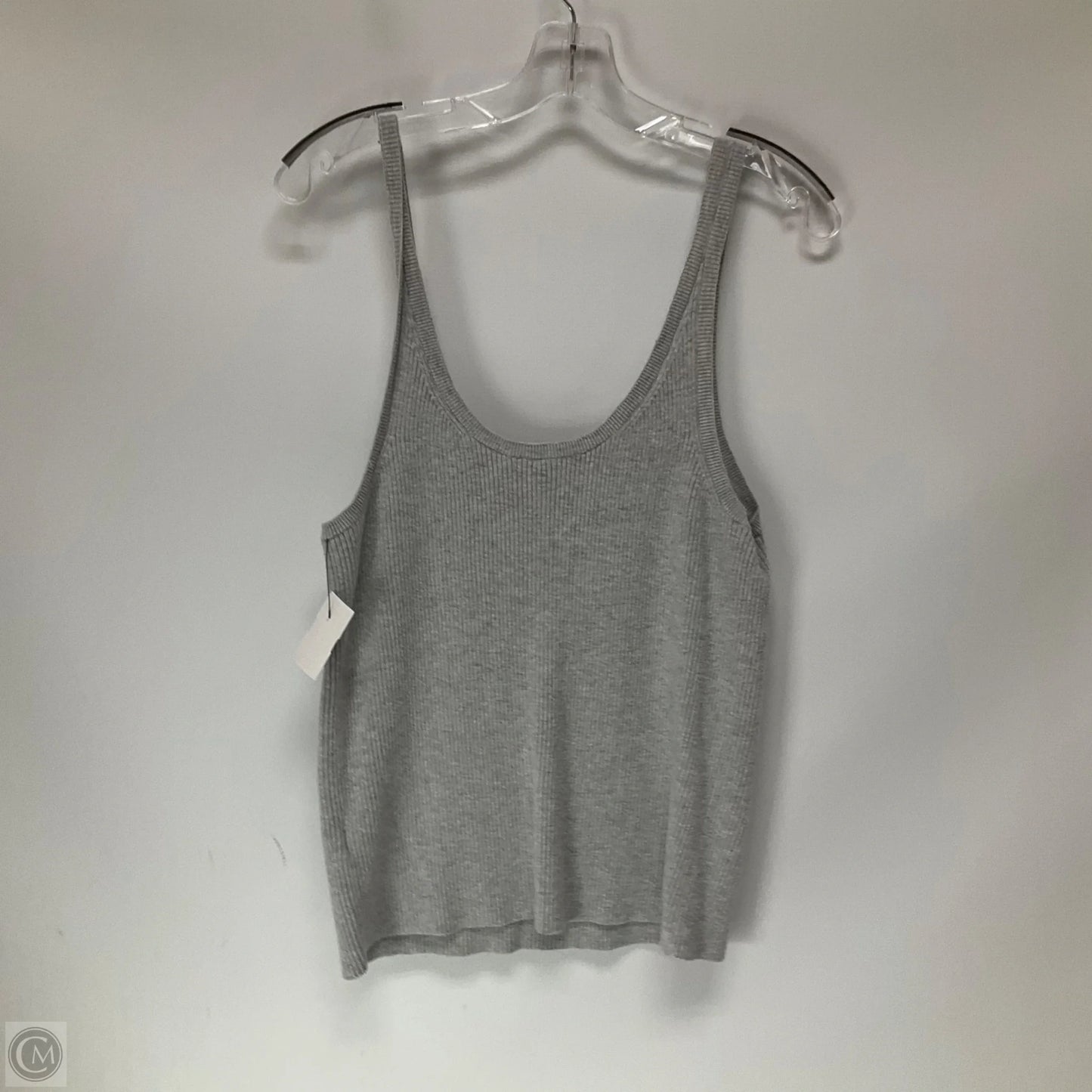 Top Sleeveless By Abercrombie And Fitch In Grey, Size: Xl