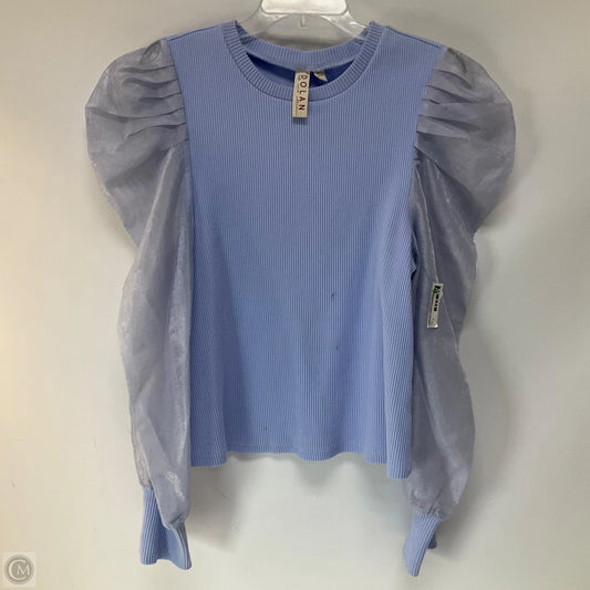 Top Long Sleeve By Dolan Left Coast In Blue, Size: Xl