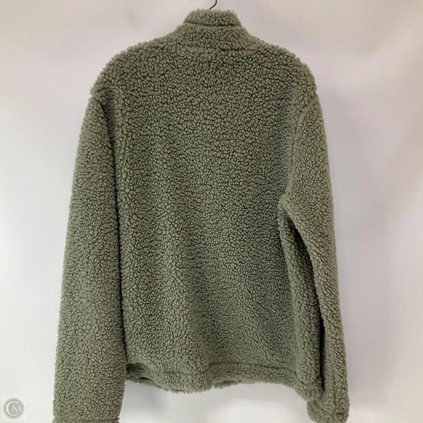Jacket Fleece By H&m In Green, Size: Xxl