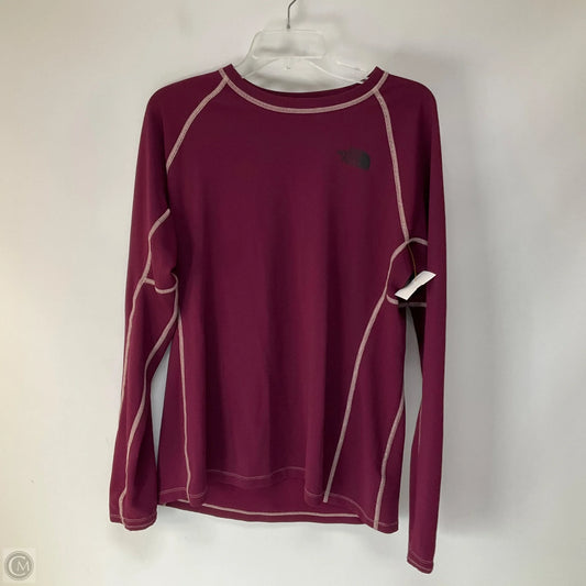 Top Long Sleeve By The North Face In Red, Size: Xl