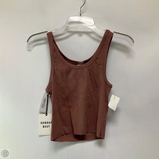 Top Sleeveless Basic By Sunday Best In Tan, Size: M