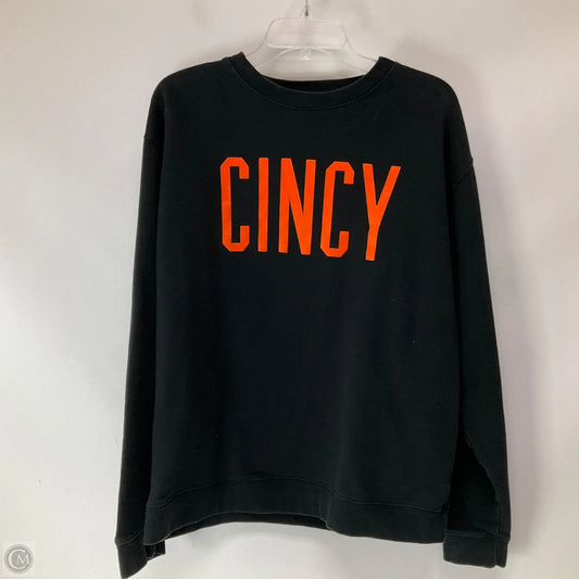Sweatshirt Crewneck By Cmc In Black, Size: L