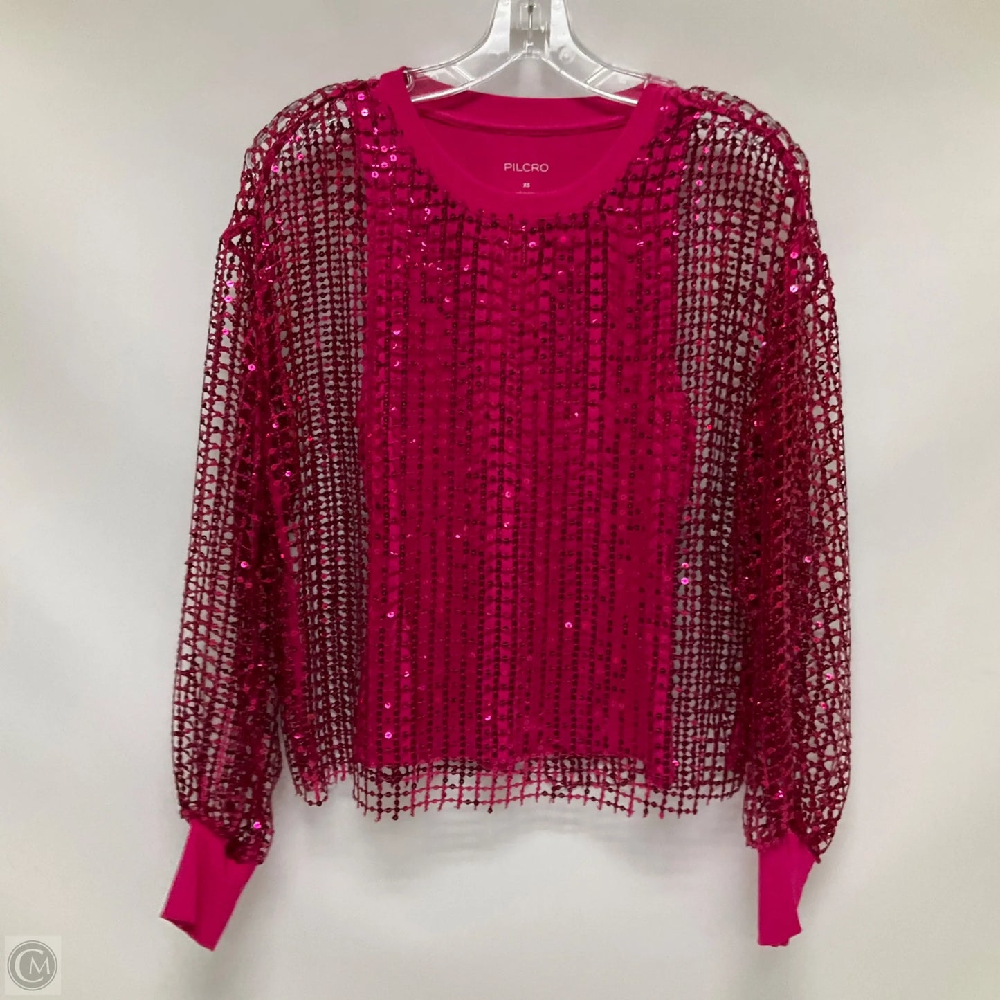 Top Long Sleeve By Pilcro In Pink, Size: Xs