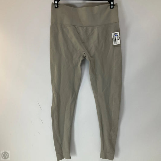 Athletic Leggings By Cmb In Tan, Size: L