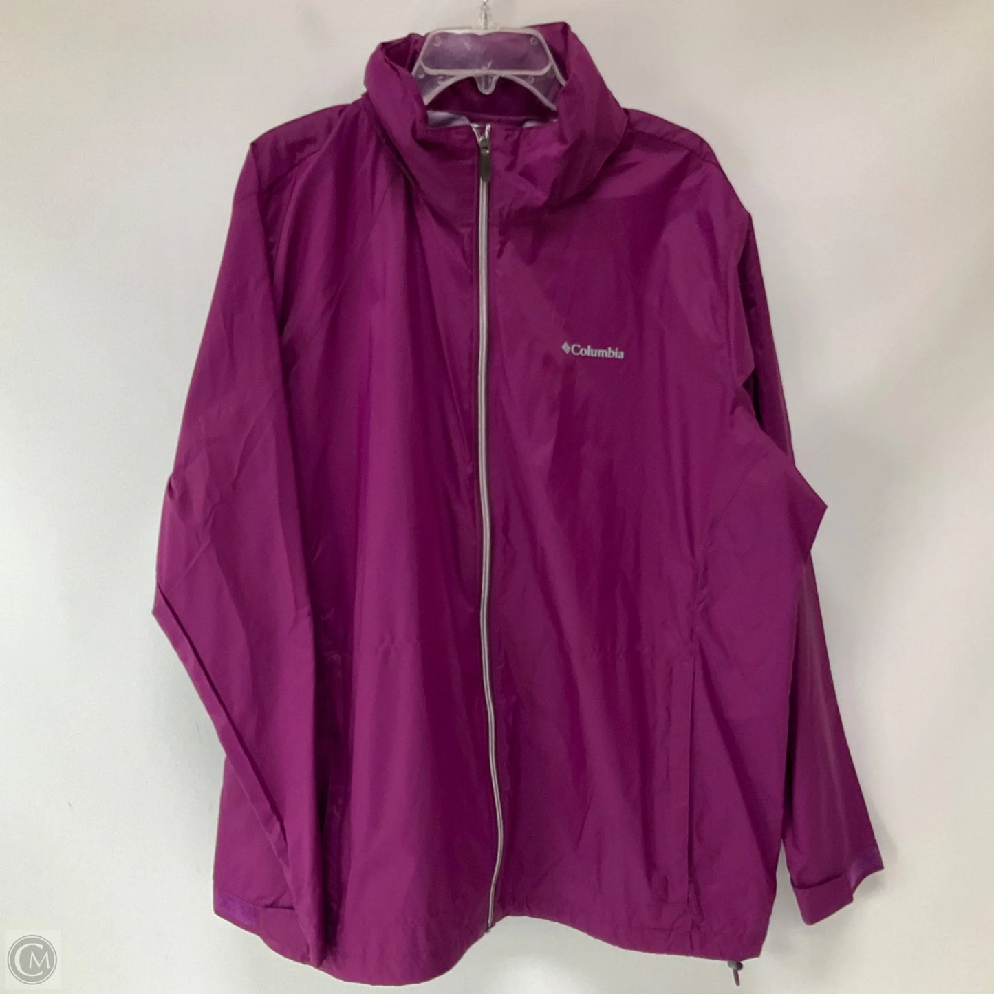 Jacket Windbreaker By Columbia In Pink, Size: 3x