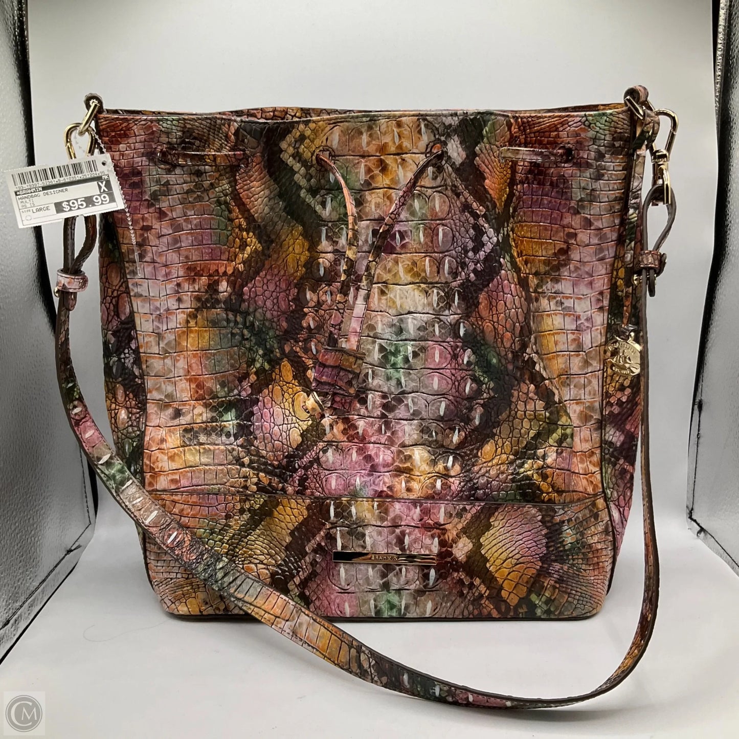 Handbag Designer By Brahmin, Size: Large