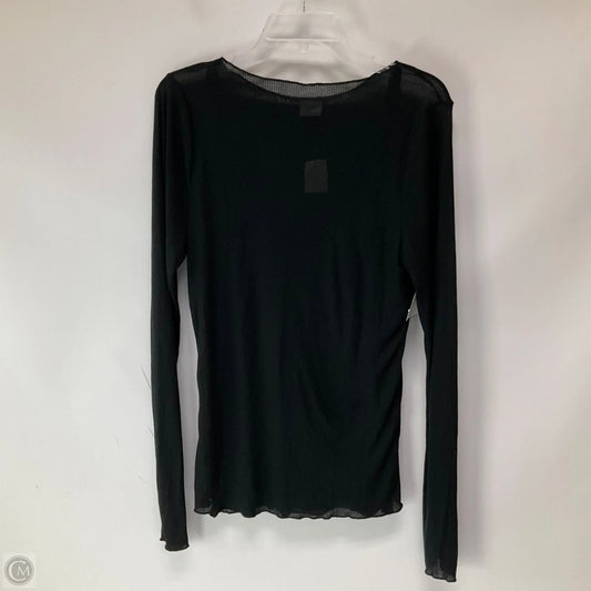 Top Long Sleeve By Abercrombie And Fitch In Black, Size: Xl