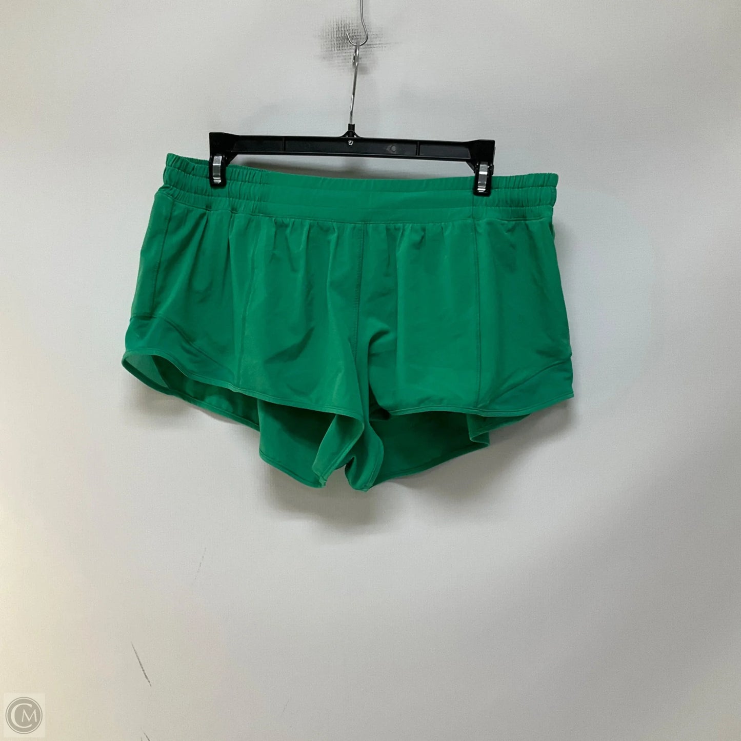 Athletic Shorts By Lululemon In Green, Size: 12