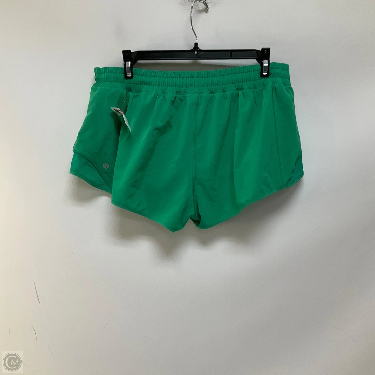 Athletic Shorts By Lululemon In Green, Size: 12