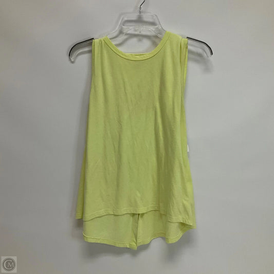 Top Sleeveless Basic By Anthropologie In Yellow, Size: M