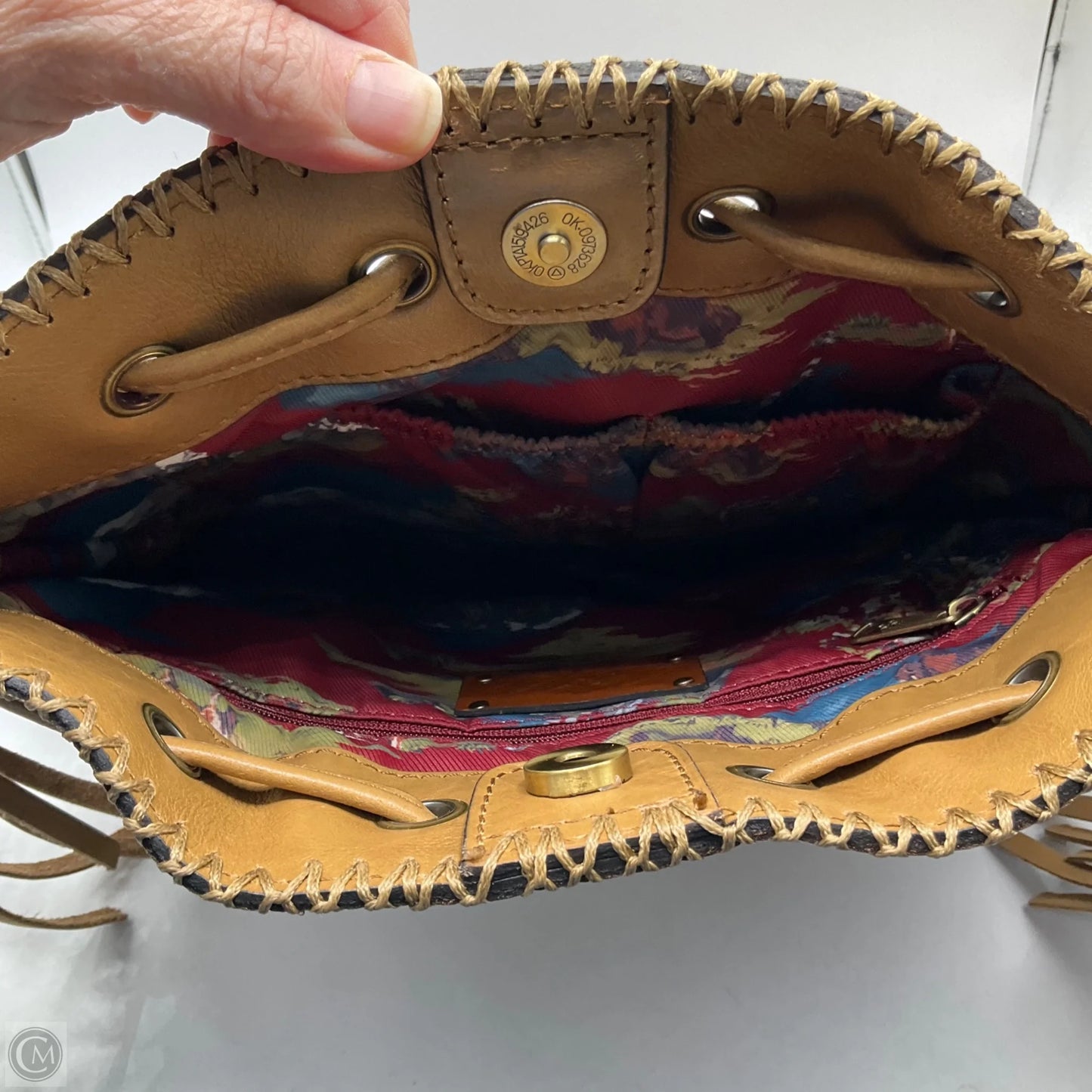 Crossbody Designer By Patricia Nash, Size: Large