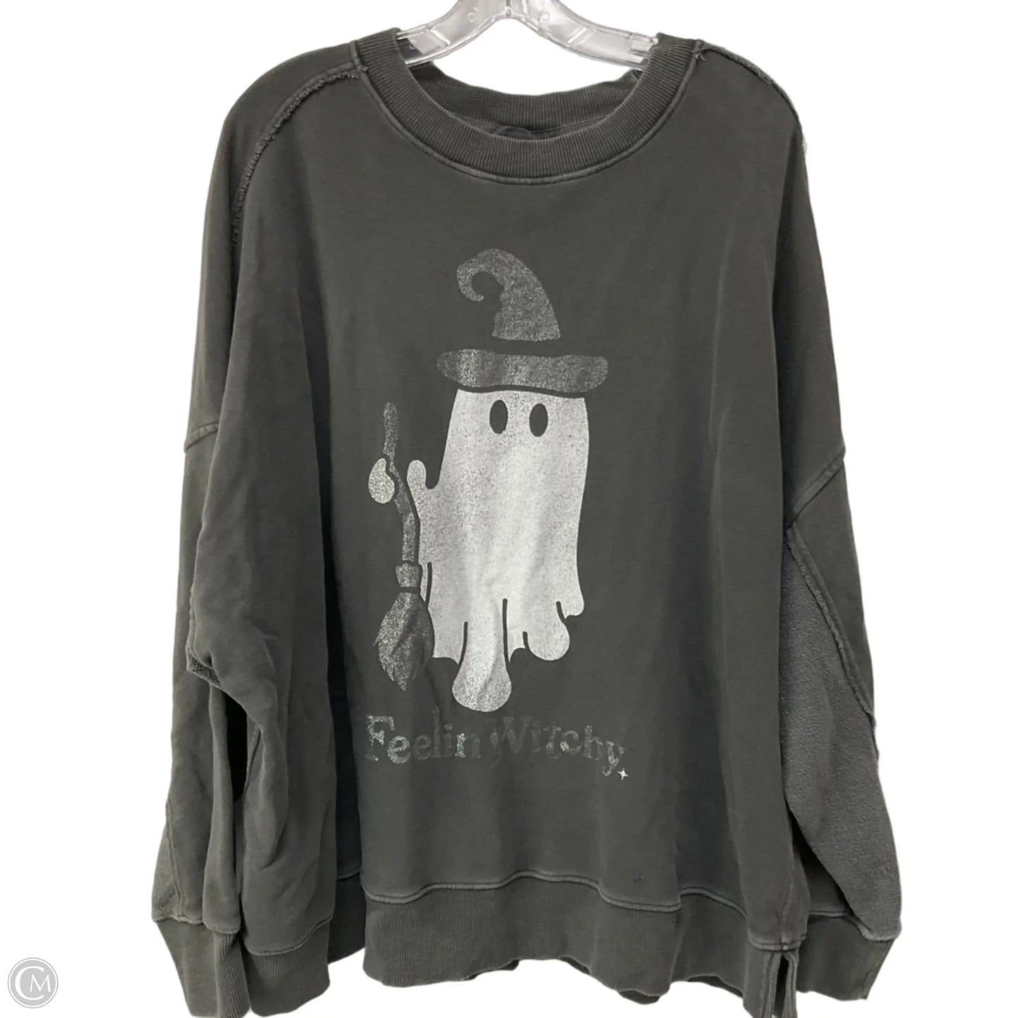 Sweatshirt Crewneck By Aerie In Grey, Size: Xl