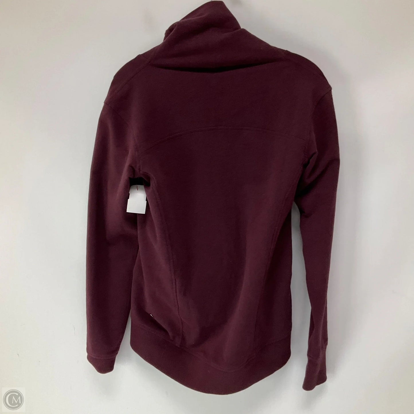 Athletic Top Long Sleeve Collar By Lululemon In Purple, Size: 8