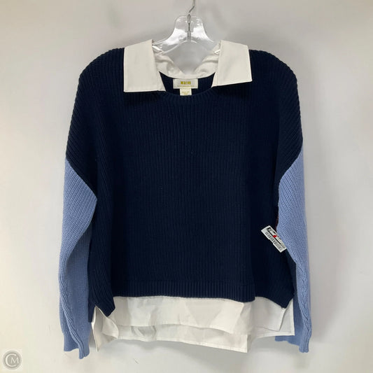 Sweater By Maeve In Striped Pattern, Size: M