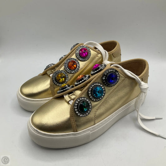 Shoes Designer By Kurt Geiger In Gold, Size: 8.5
