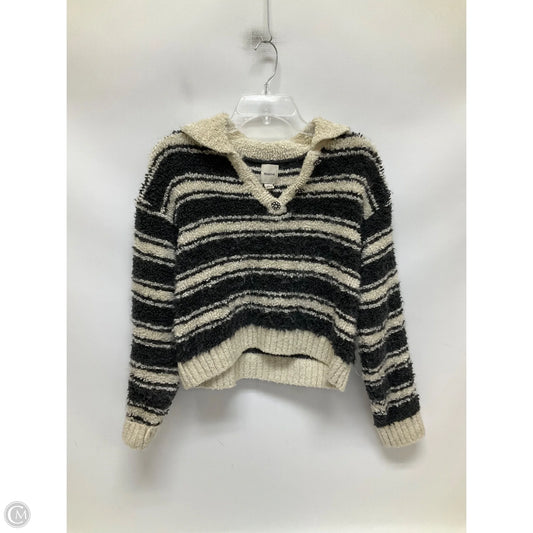 Sweater By Maeve In Cream & Grey, Size: Xs