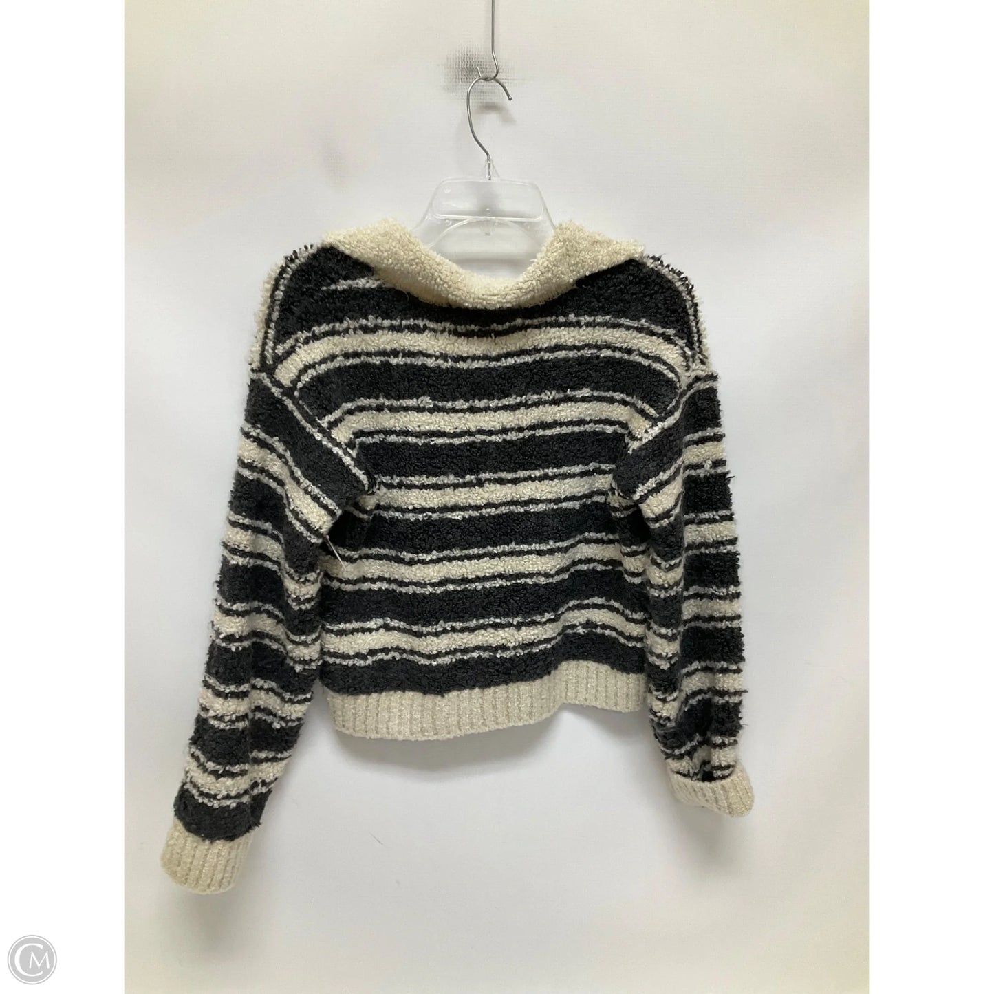 Sweater By Maeve In Cream & Grey, Size: Xs