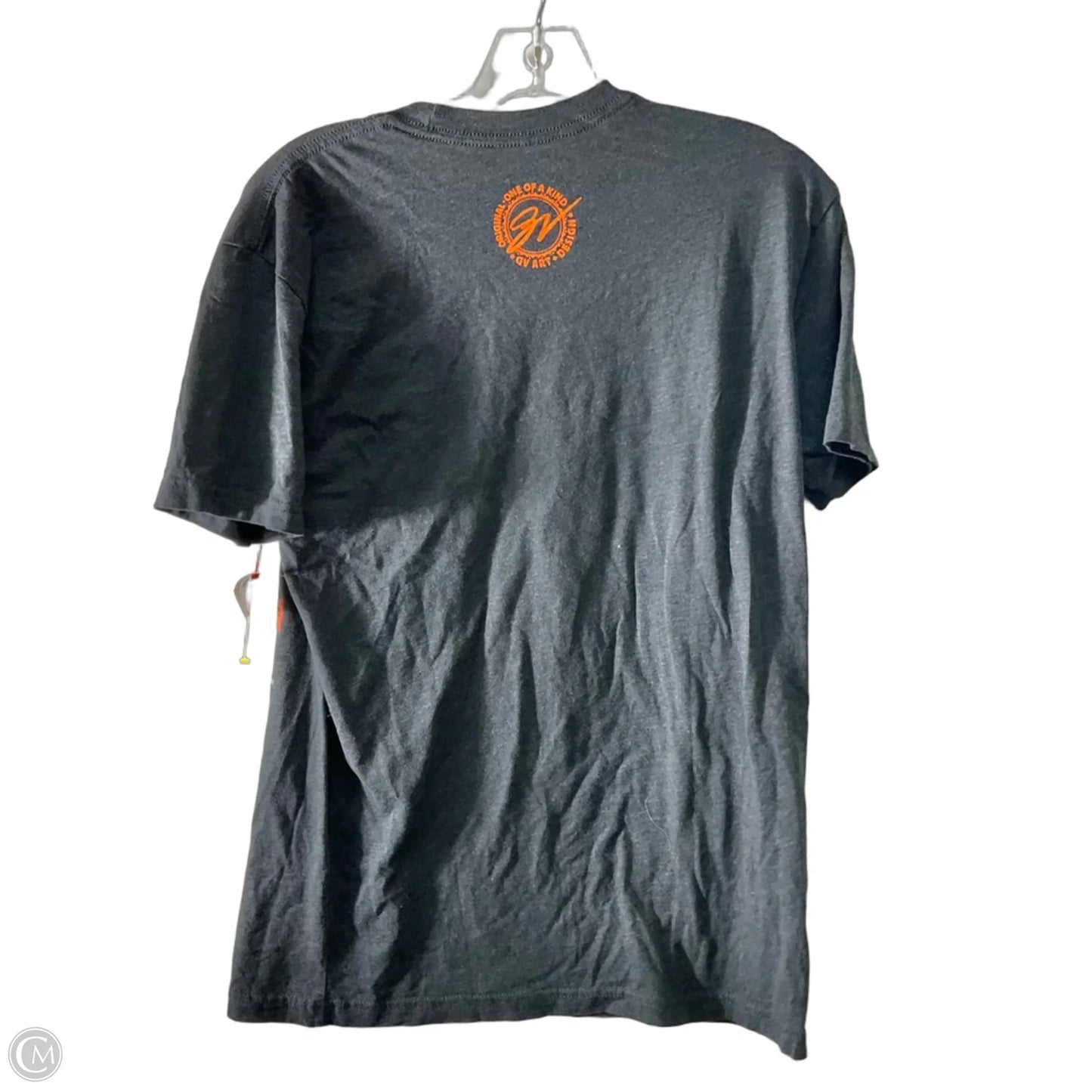 Athletic Top Short Sleeve By Cme In Grey, Size: M