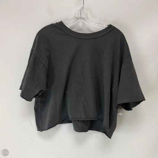 Top Short Sleeve Basic By Free People In Grey, Size: S