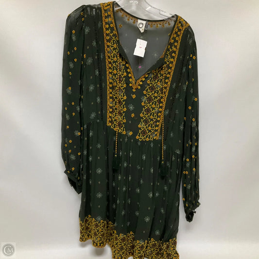 Tunic Long Sleeve By Anthropologie In Multi-colored, Size: M
