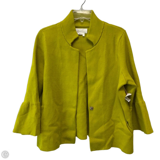Sweater Cardigan By Anthropologie In Yellow, Size: M