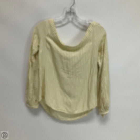 Top Long Sleeve By Maeve In Striped Pattern, Size: S