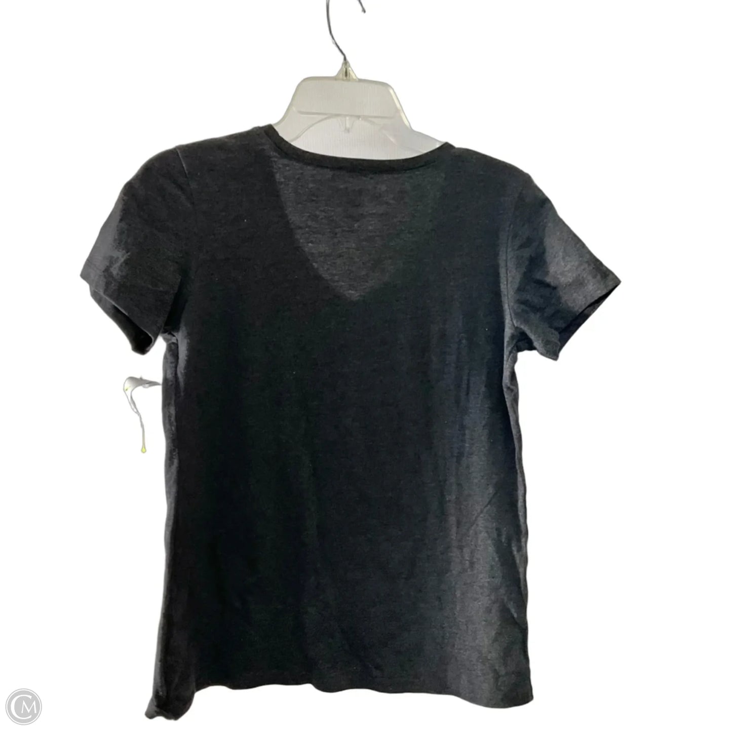 Athletic Top Short Sleeve By Nfl In Grey, Size: S